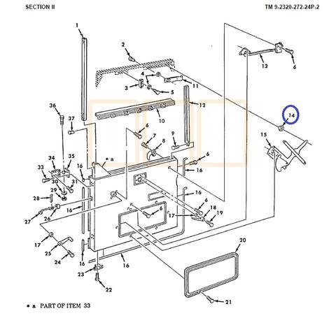 Door Window Regulator Clip