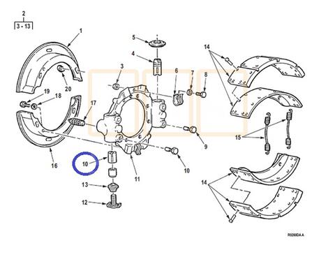 Brake Adjuster Pawl for Spider Assembly