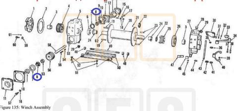 Winch Input Shaft Bearing (M37 and M715)