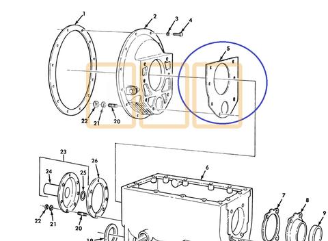 Transmission Bellhousing Gasket